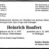 Bonfert Heinrich 1907-2003 Todesanzeige